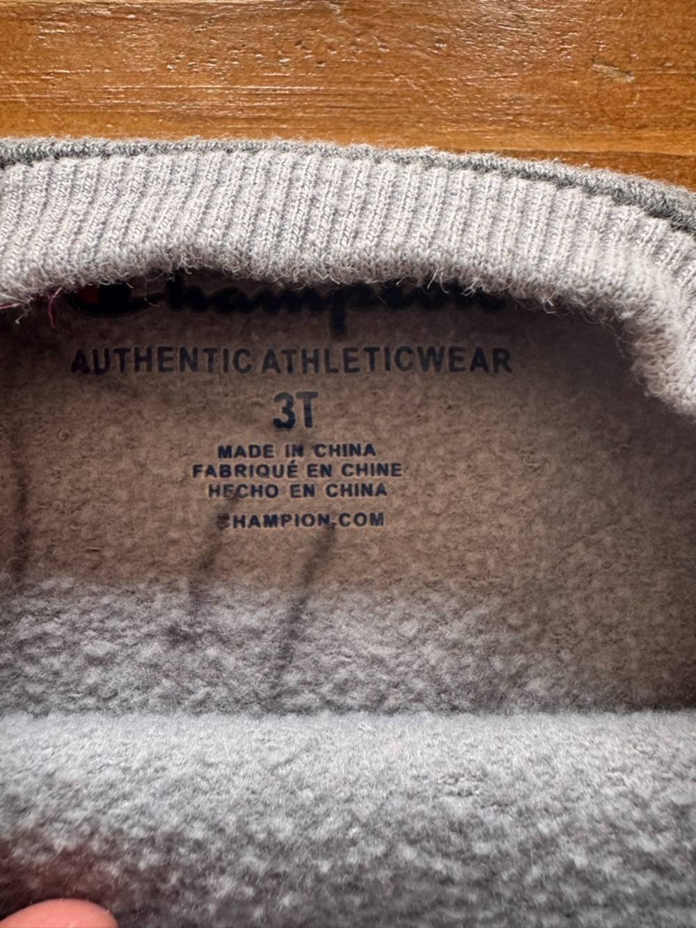 Champion Kids Gray Camo & Olive Logo Sweatshirt Set - Picture 3 of 5